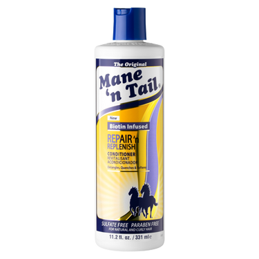 Mane 'n Tail Repair ‘n Replenish Conditioner – Biotin Infused, 11.2 fl oz - ANNS BEAUTY SUPPLY